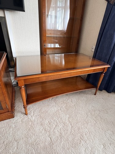 Wooden coffee table with - wooden,