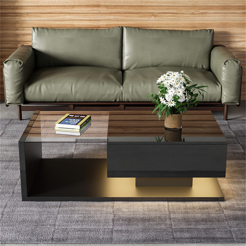 Modern led coffee table - modern,