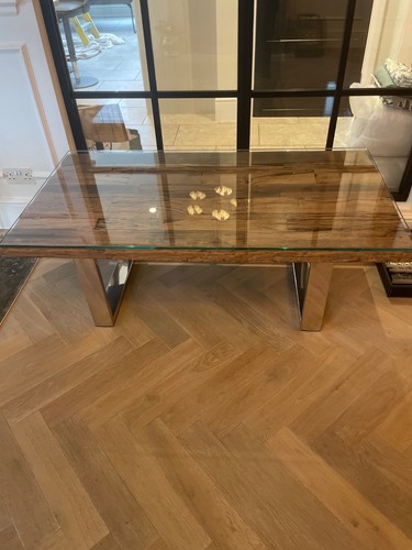 Wooden with glass - , coffee