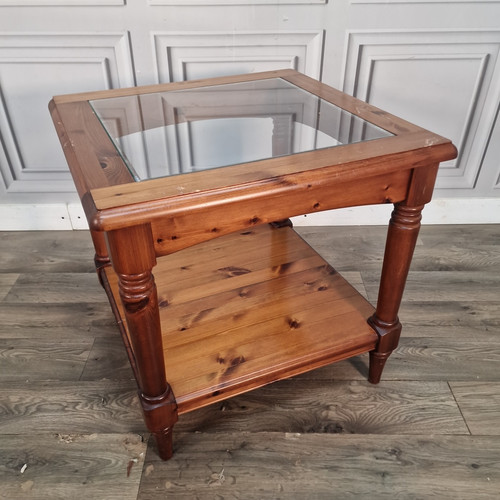 Vintage ducal pine table - table,