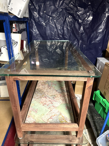 Wooden table with - with, top