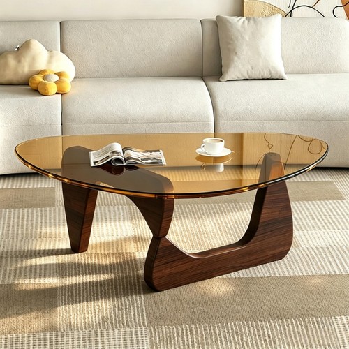 Coffee table tempered - coffee, glass