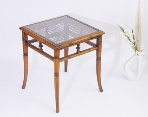 Faux bamboo wooden side - bamboo,