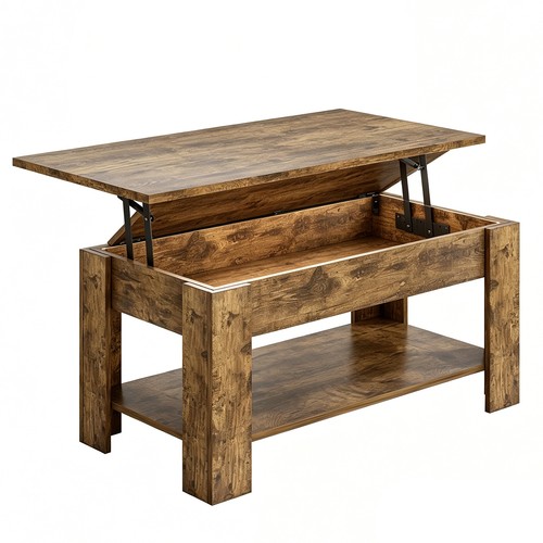 Wooden lift top coffee - wooden,