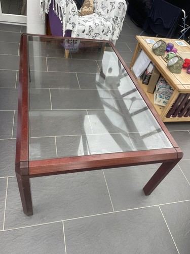 Large coffee table - coffee, wooden