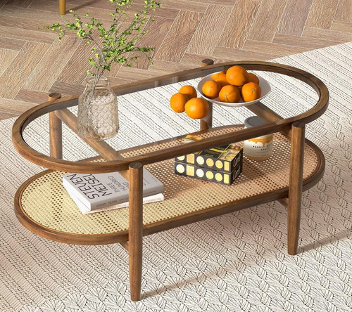 Wooden coffee table mid - coffee,